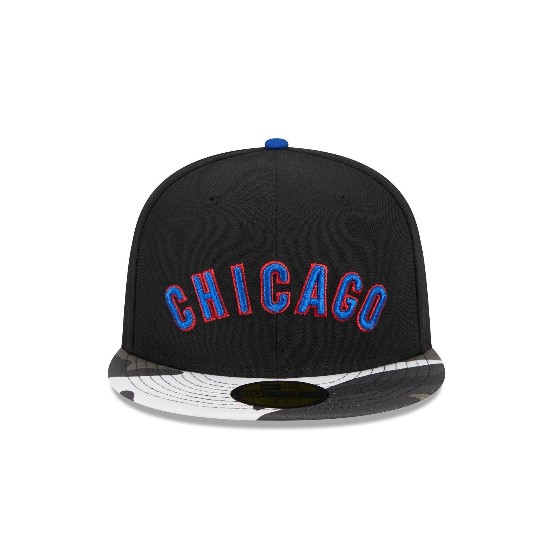 Chicago Cubs Metallic Camo 59FIFTY Fitted Hat Male Product Image