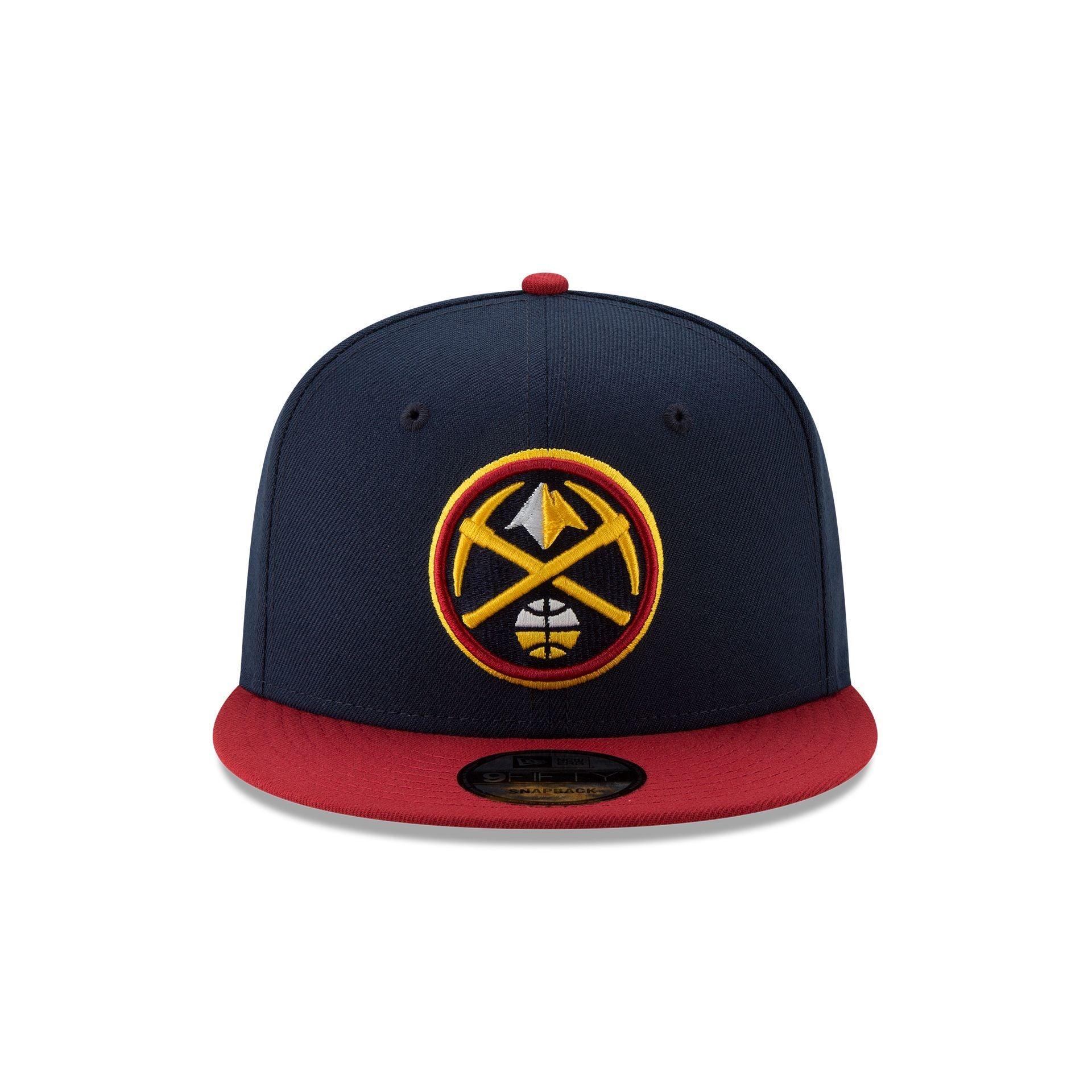 Denver Nuggets Basic Two Tone 9FIFTY Snapback Hat Male Product Image