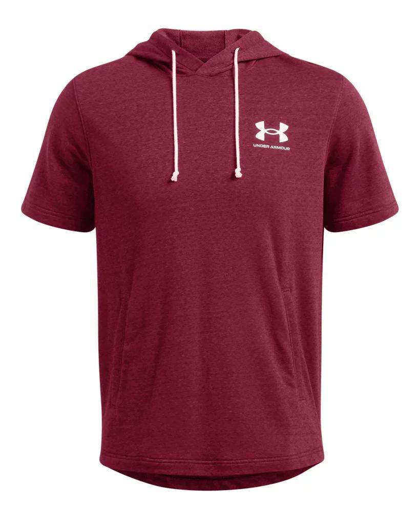 Men's UA Rival Terry Short Sleeve Hoodie Product Image