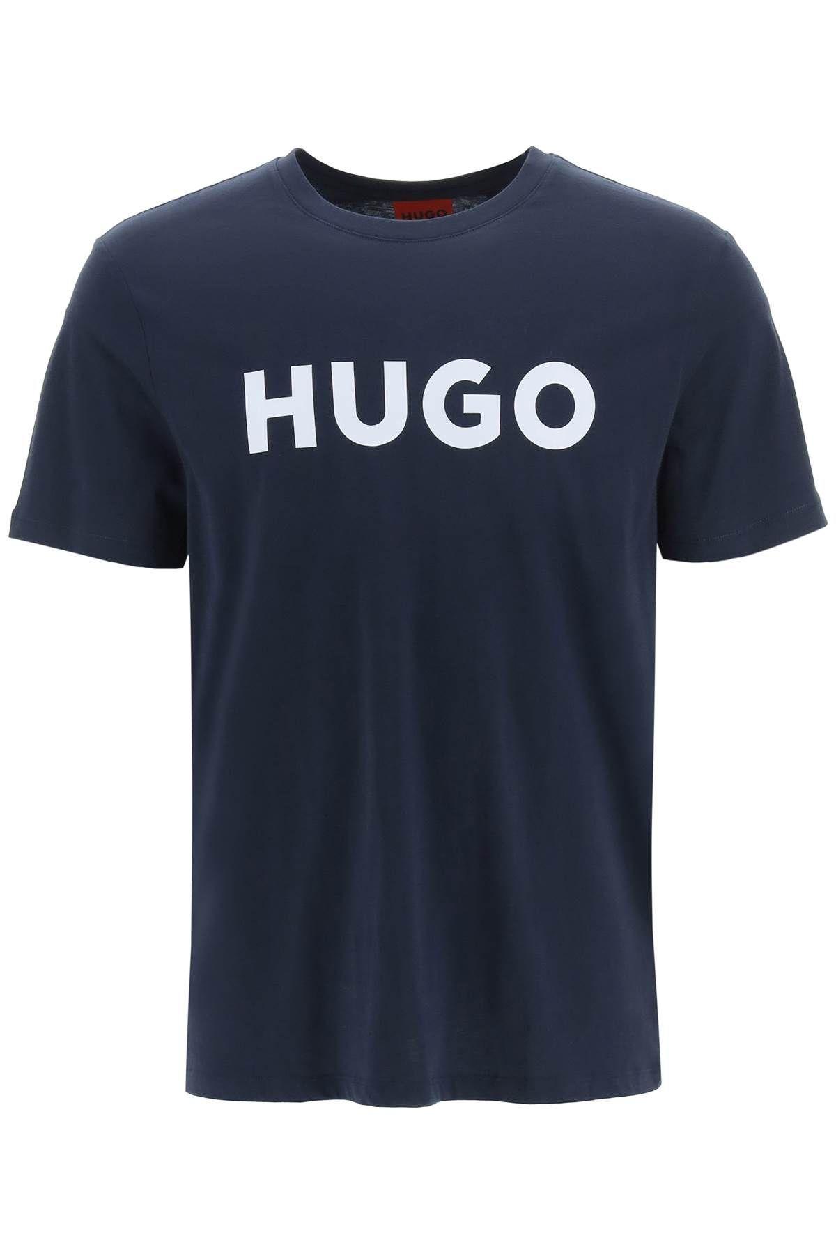 HUGO BOSS Dulivio Logo T-shirt In Blue Product Image