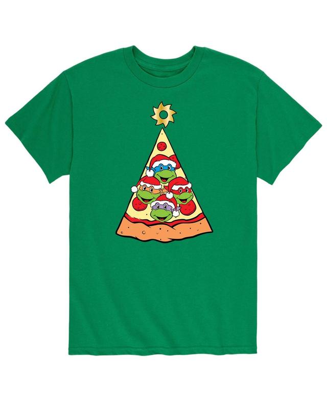 Mens Teenage Mutant Ninja Turtles Pizza Tree T-shirt Product Image