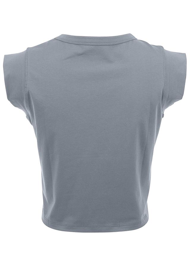 Cap Sleeve Tee - Seafog Product Image