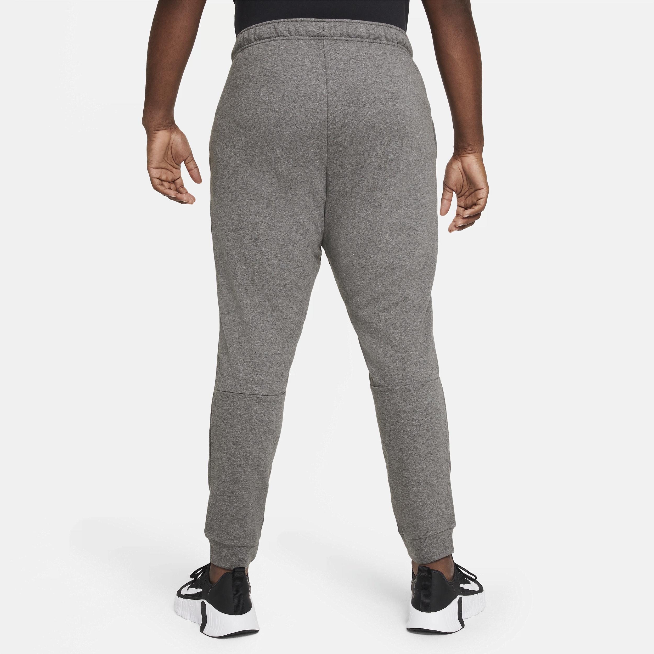 Mens Nike Dri-FIT Fleece Training Pants Grey Product Image