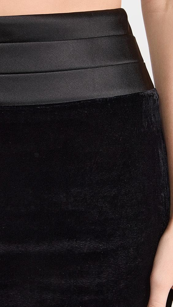 Retrofête Flora Velvet Skirt | Shopbop Product Image