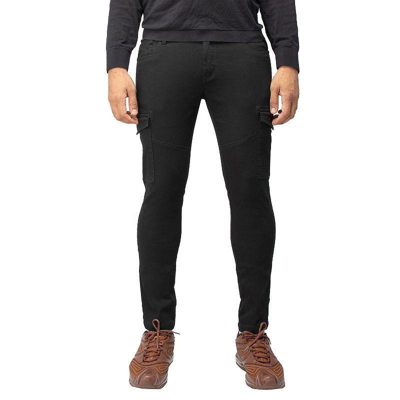 X-Ray Mens Slim Fit Commuter Chino Pant with Cargo Pockets Product Image