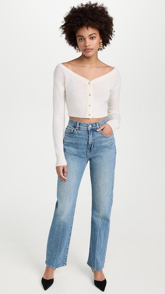 Reformation Millie Off Shoulder Cardigan | Shopbop Product Image