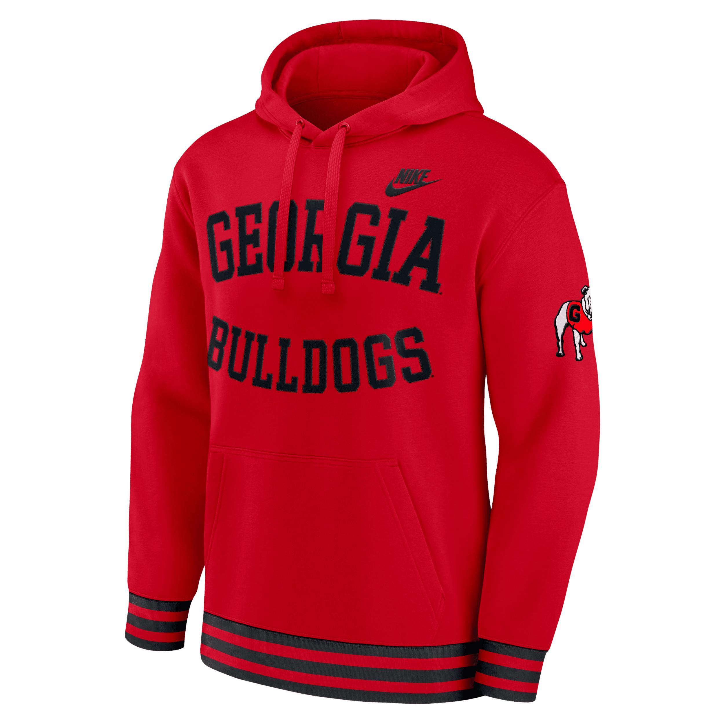 Georgia Bulldogs Legacy Retro Men’s Nike College Pullover Hoodie Product Image