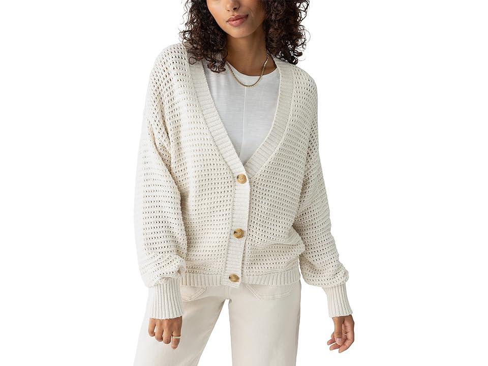 Sanctuary Falling For Fall Cardi (Chalk) Women's Sweater Product Image