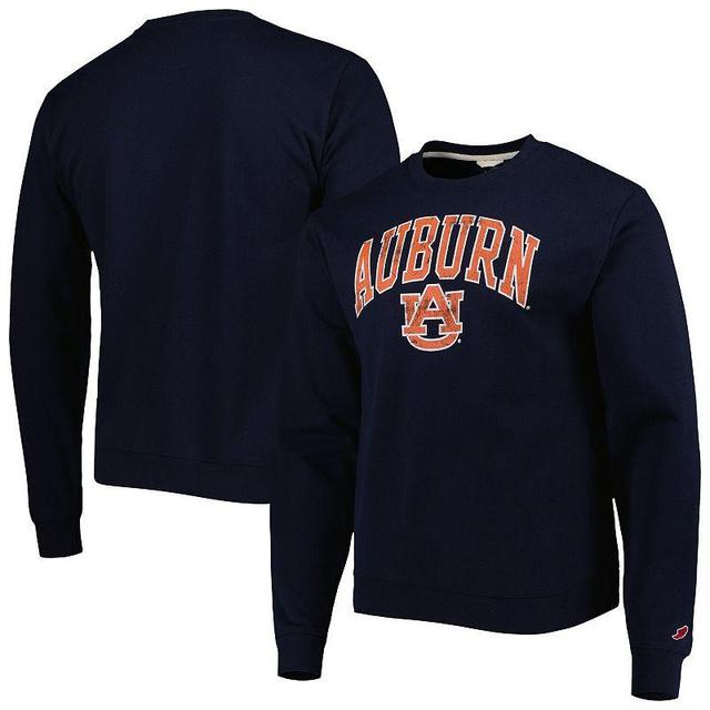 Mens League Collegiate Wear Auburn Tigers 1965 Arch Essential Lightweight Pullover Sweatshirt Blue Product Image