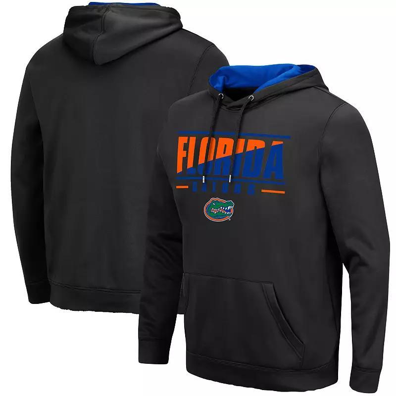 Mens Colosseum Florida Gators Slash Stack 2.0 Pullover Hoodie Product Image