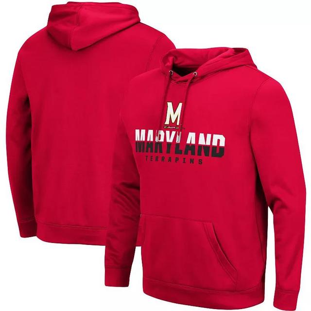 Mens Colosseum Maryland Terrapins Lantern Pullover Hoodie Product Image