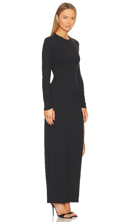 Susana Monaco Slit Hem Long Sleeve Maxi Dress Product Image