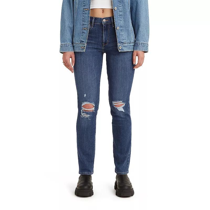 Womens Levis 724 High Rise Straight Jeans Product Image