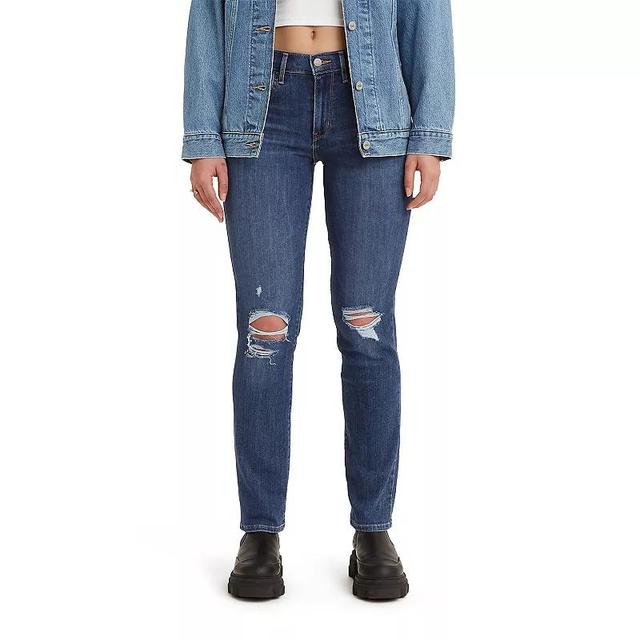 Womens Levis 724 High Rise Straight Jeans Product Image