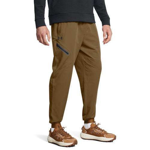 Under Armour Mens Under Armour Unstoppable Woven Joggers - Mens Coyote/Black Product Image