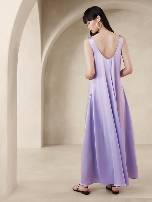 Serenade Silk Maxi Dress Product Image