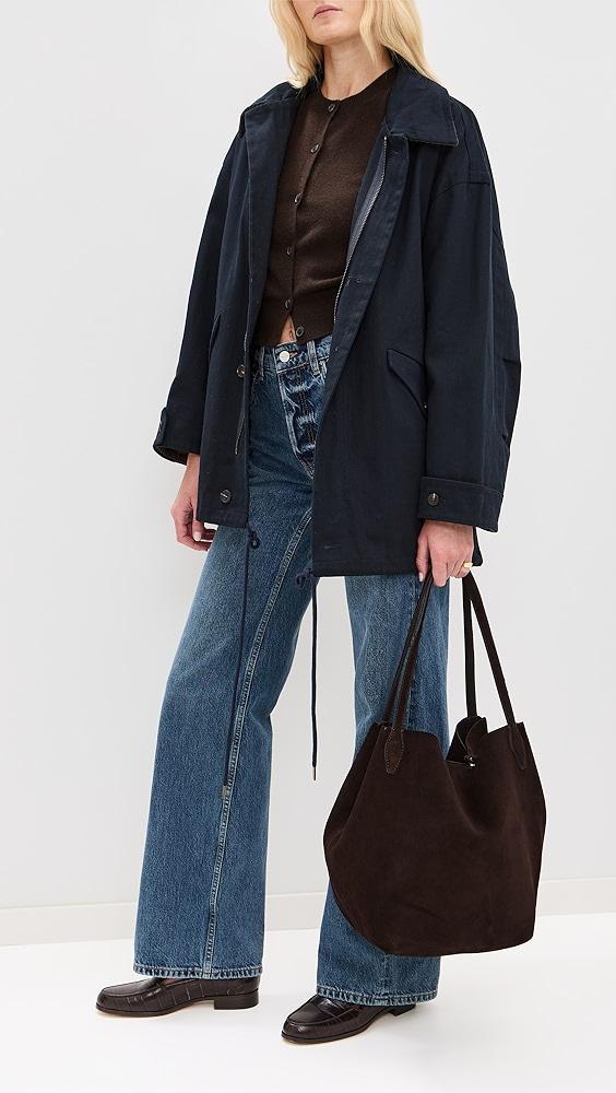 Madewell Suede Soft Grain Shopper Tote | Shopbop Product Image