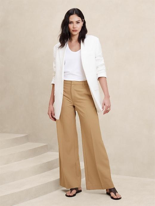 Sculpted Wide-Leg Trouser Product Image