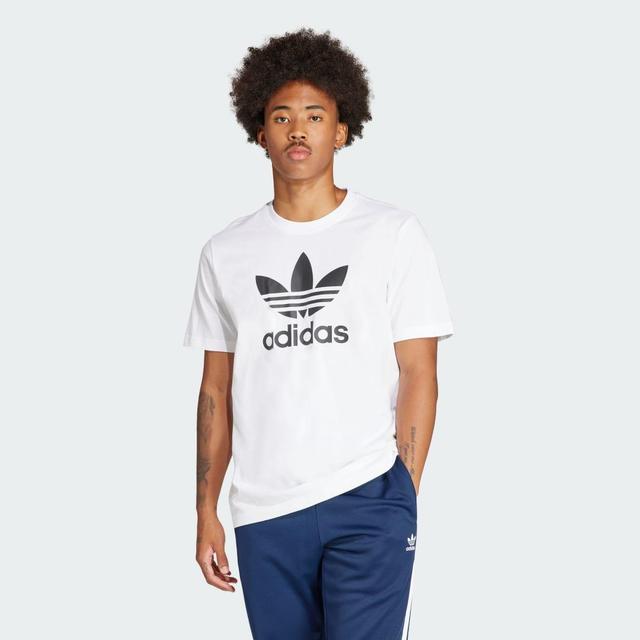 adidas Adicolor Trefoil Tee Blue Bird XL Mens Product Image