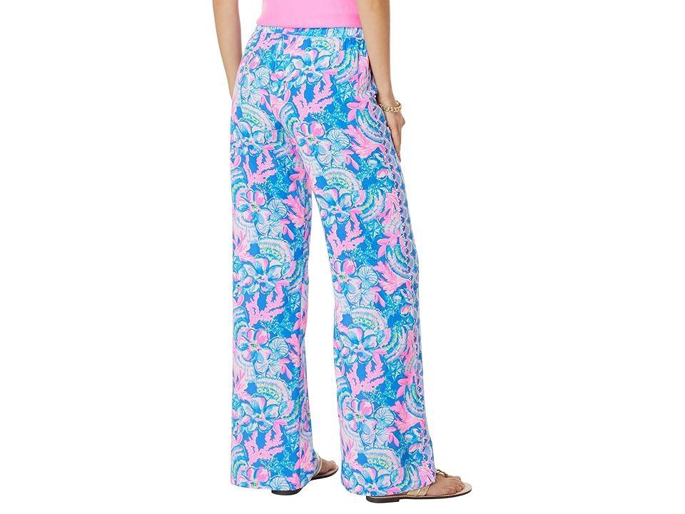 Lilly Pulitzer Bal Harbour Palazzo Pants Tang Sitting Seaside Engineered Pants) Women's Casual Pants Product Image