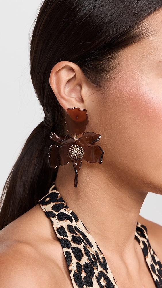 Lele Sadoughi Crystal Lily Earrings | Shopbop Product Image