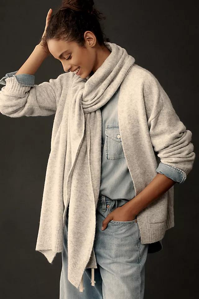 By Anthropologie Cardigan Sweater with Scarf Product Image