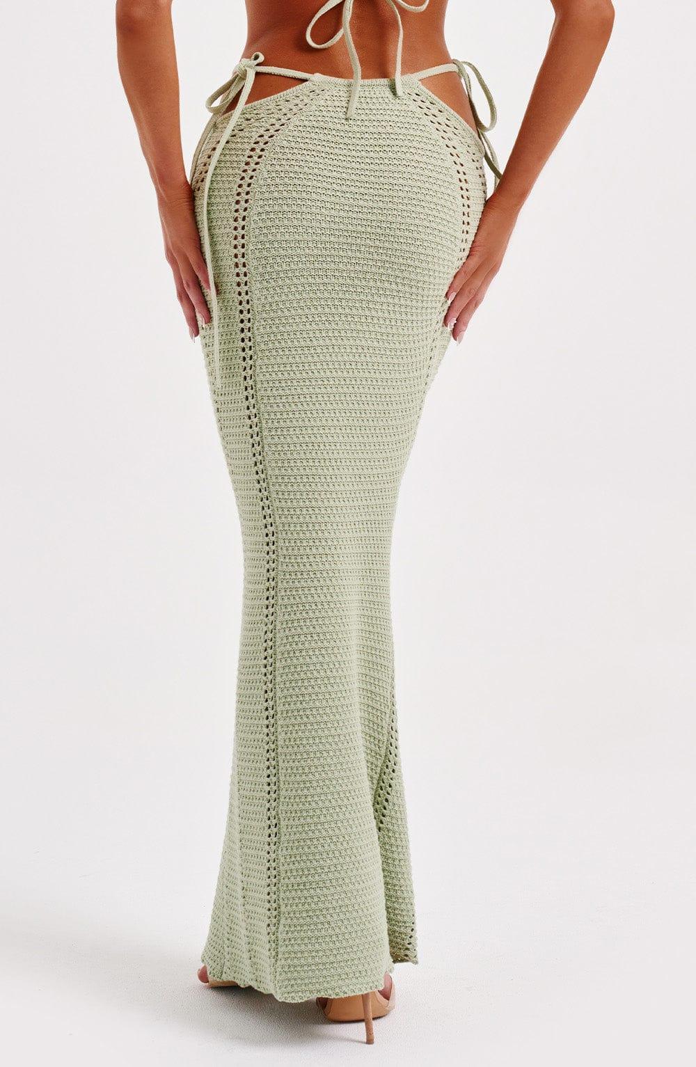 Jia Maxi Skirt - Green Product Image