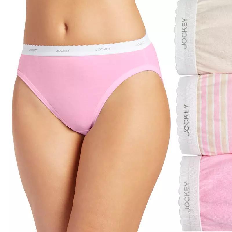 Womens Jockey Classics 3-pk. French-Cut Brief Panty Set 9480 Product Image