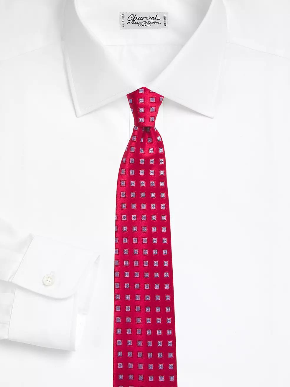 Diamond Woven Silk Tie Product Image