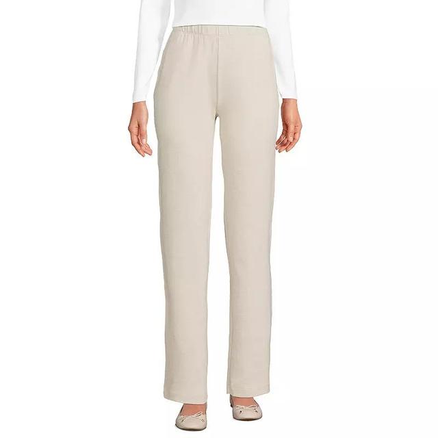 Womens Lands End Sport Knit High Waist Pants Product Image