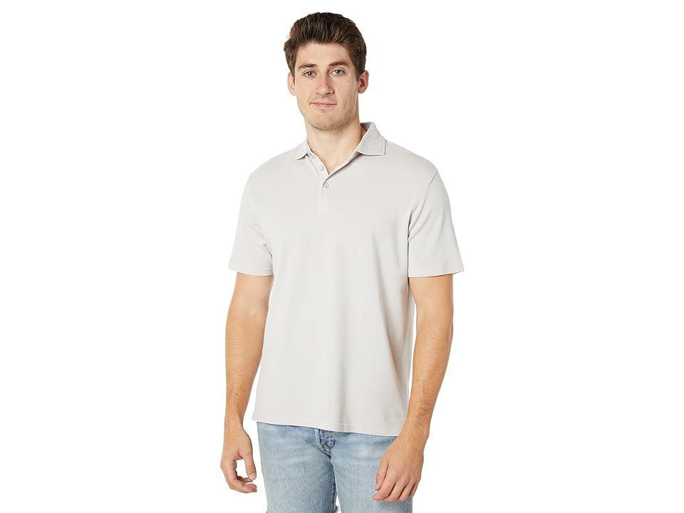 johnnie-O Shoreline Prep Formance Polo (Fog) Men's Clothing Product Image