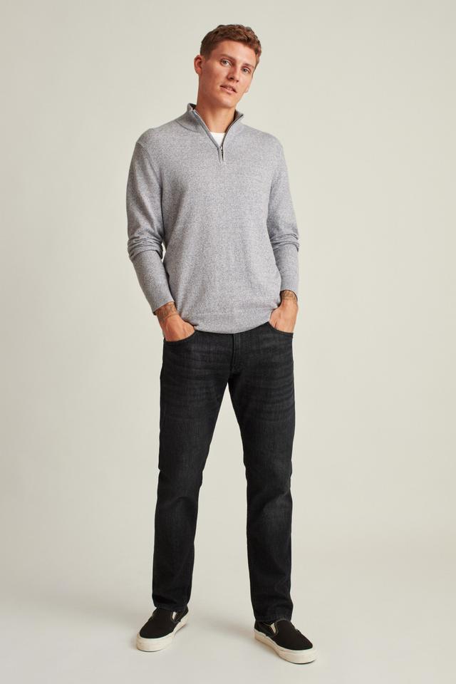 Washable Cotton Cashmere Half-Zip Product Image