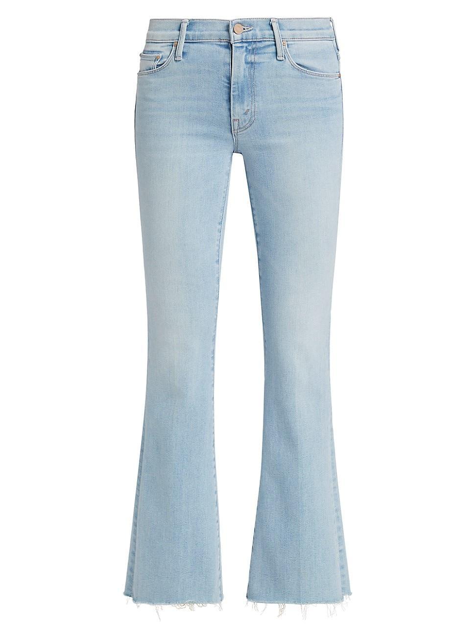 Womens The Weekender Fray Bootcut Jeans Product Image