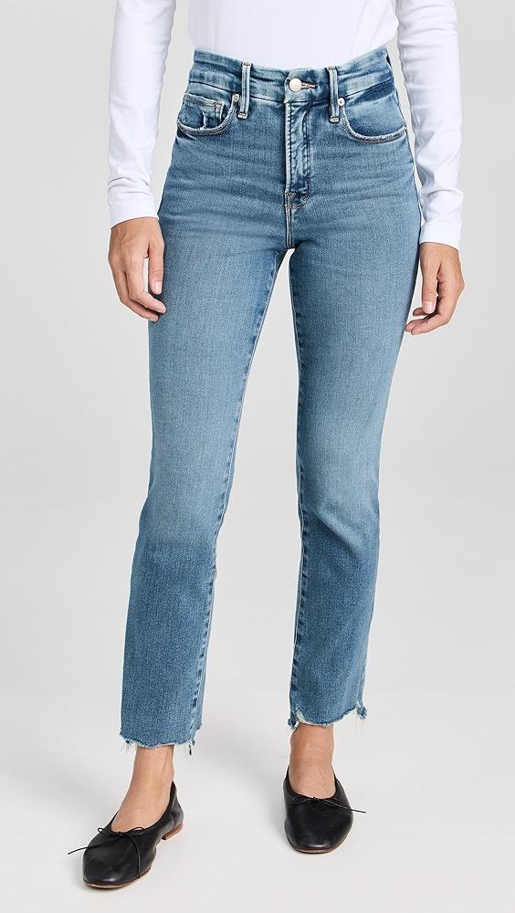 Good American Good Legs Straight Jeans | Shopbop Product Image