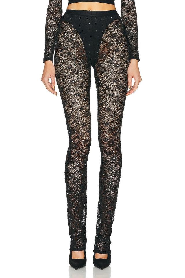 Alessandra Rich Stretch Lace Legging Product Image