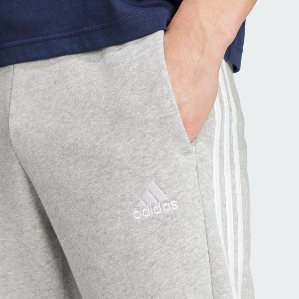 Essentials 3-Stripes Open Hem Fleece Pants Product Image