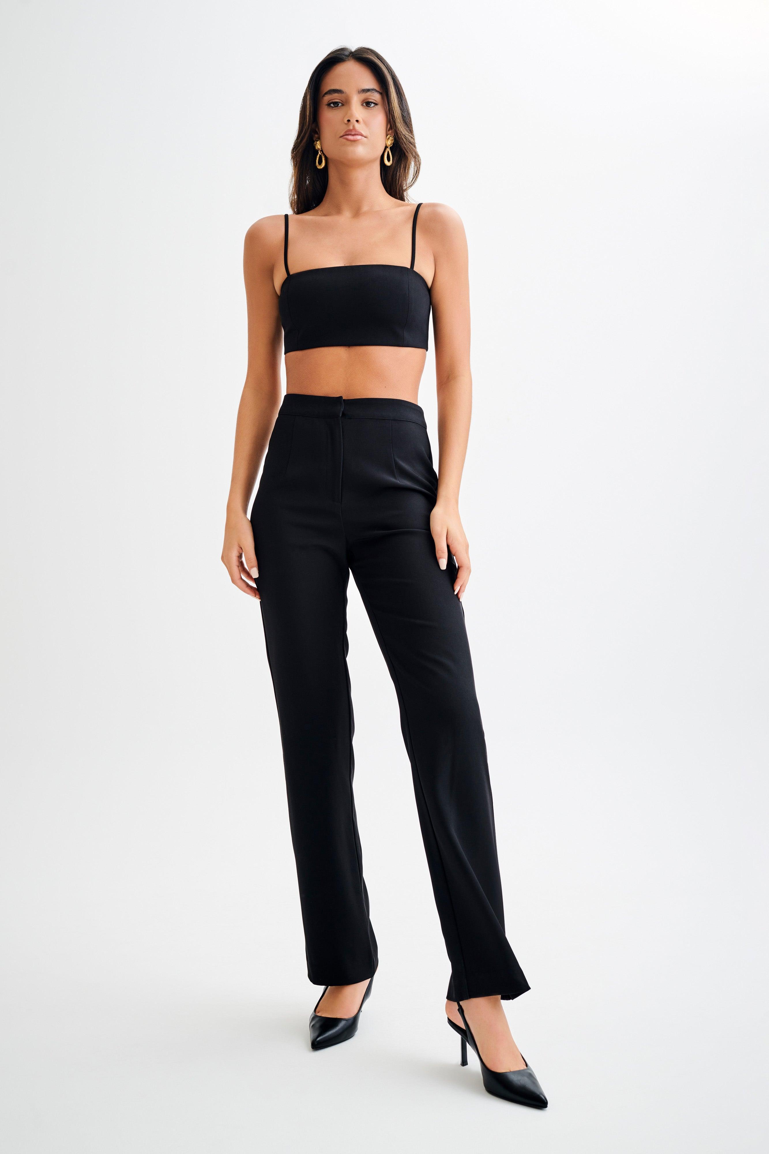 Allanah Straight Leg Pant - Black Product Image