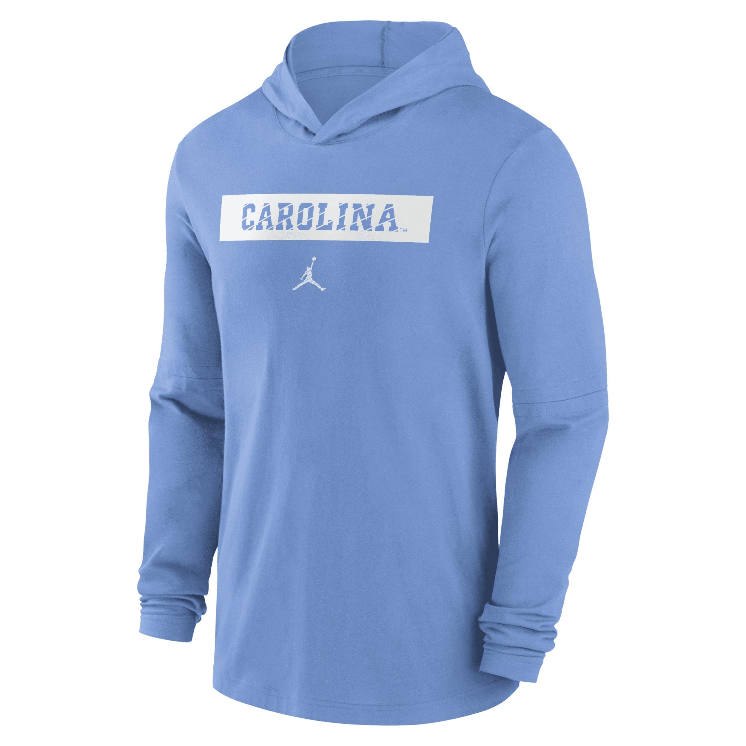 North Carolina Tar Heels Sideline Nike Mens Dri-FIT College Long-Sleeve Hooded Top Product Image