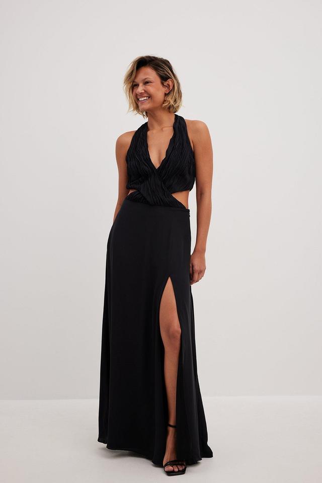 Flowy Maxi Halterneck Dress Product Image