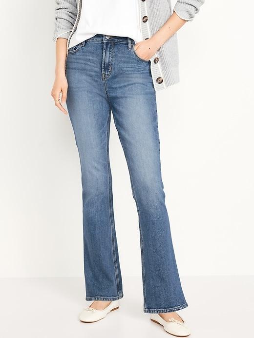 Extra High-Waisted Flare Jeans Product Image