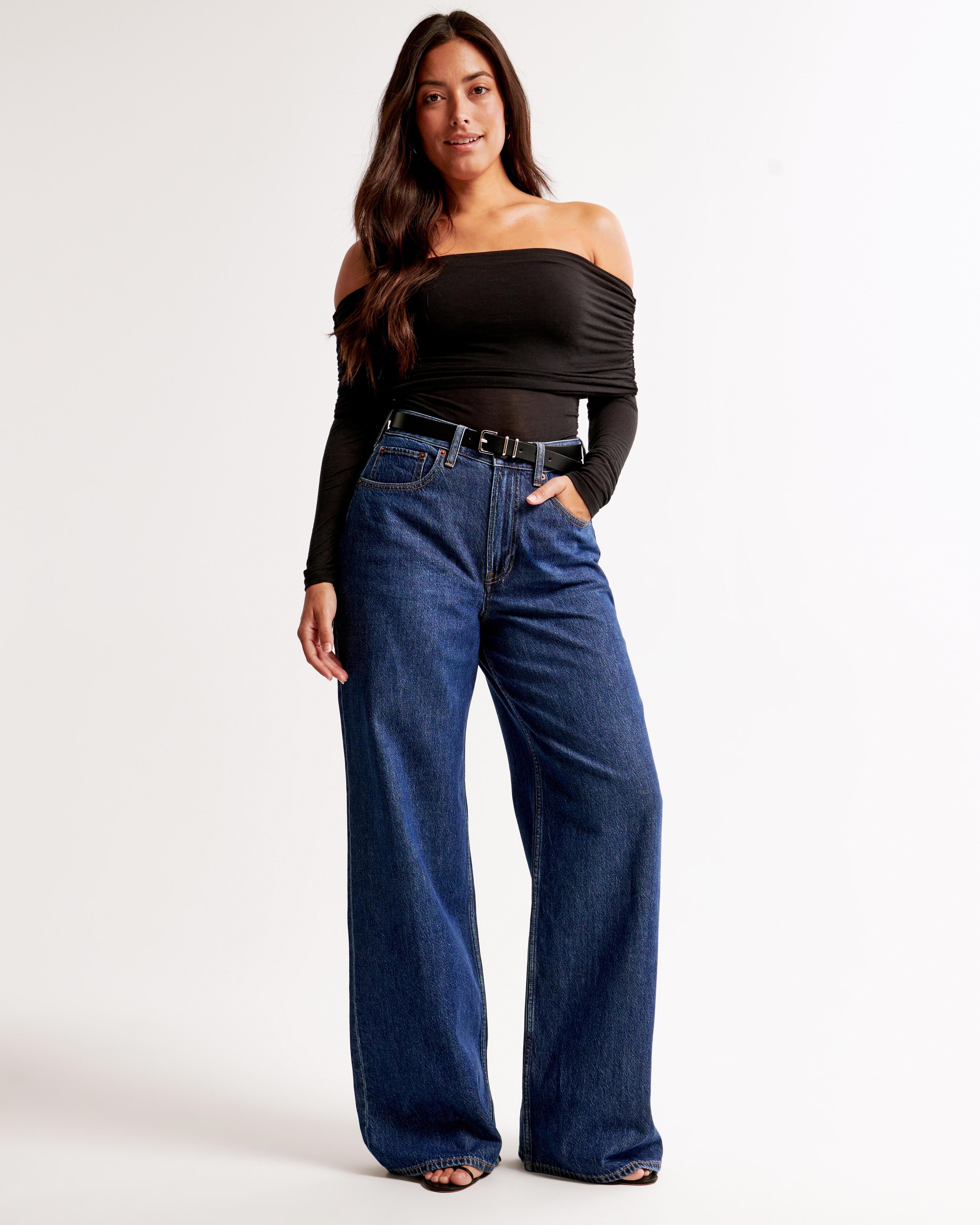 Curve Love High Rise Wide Leg Jean Product Image