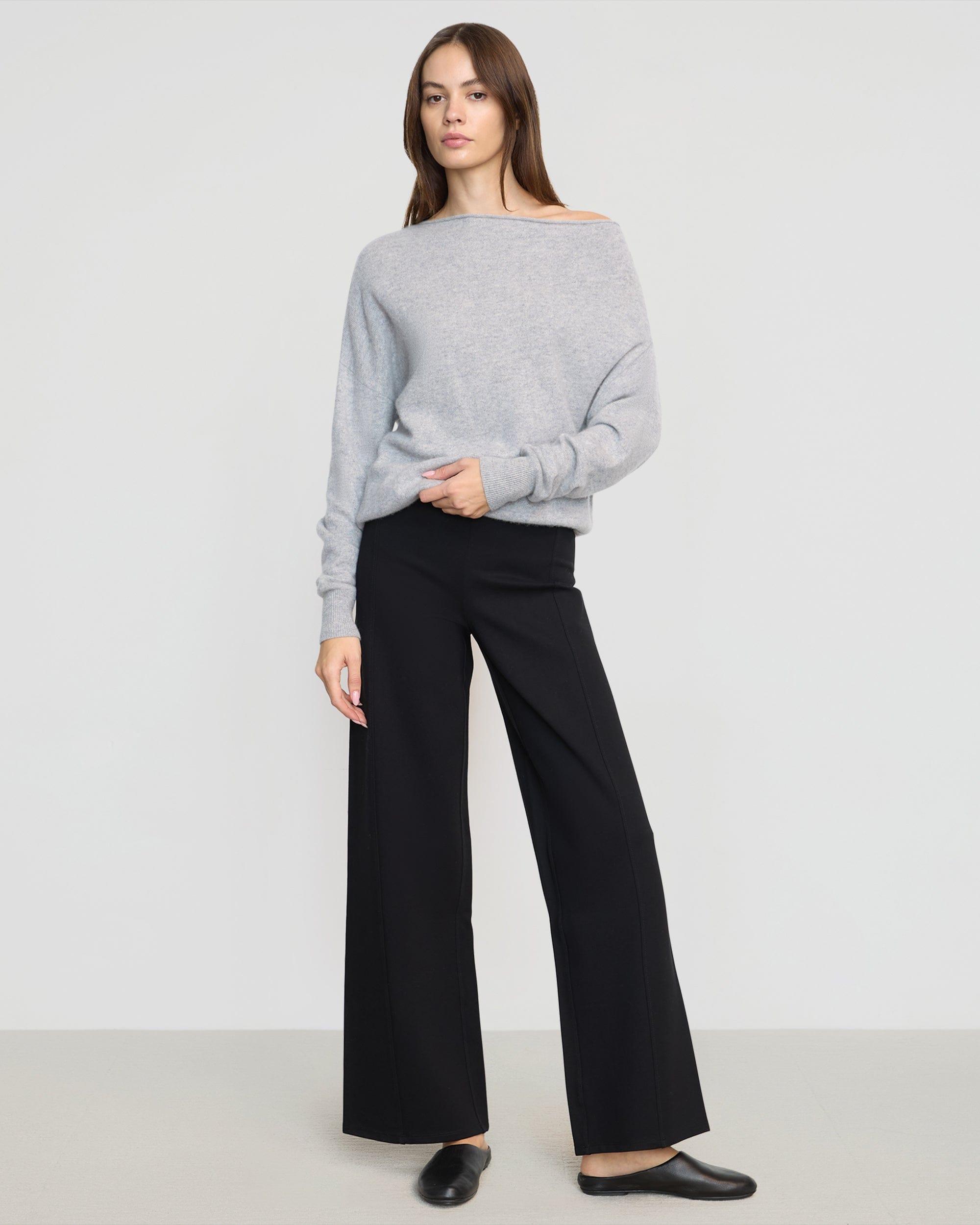 Anh Wide-Leg Ponte Stretch Pant Product Image