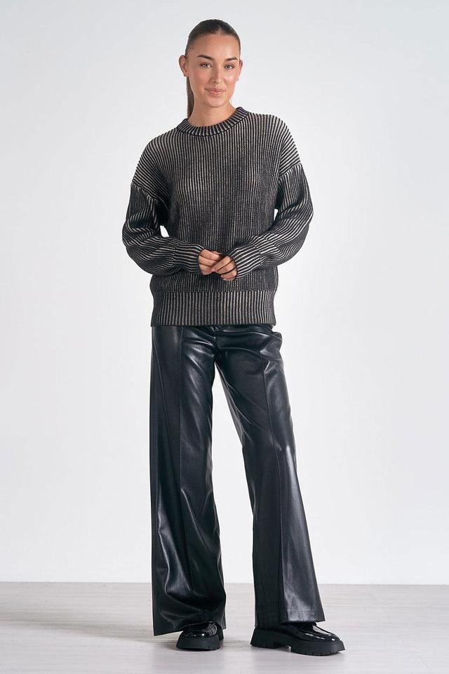 Sweater Crewnk Rib Ombre Product Image