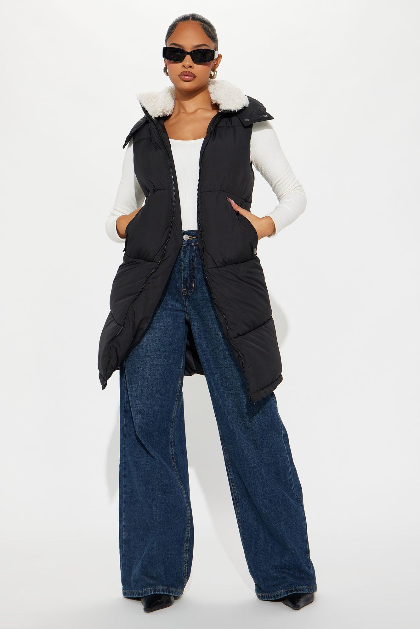 Leslie Puffer Vest - Black Product Image