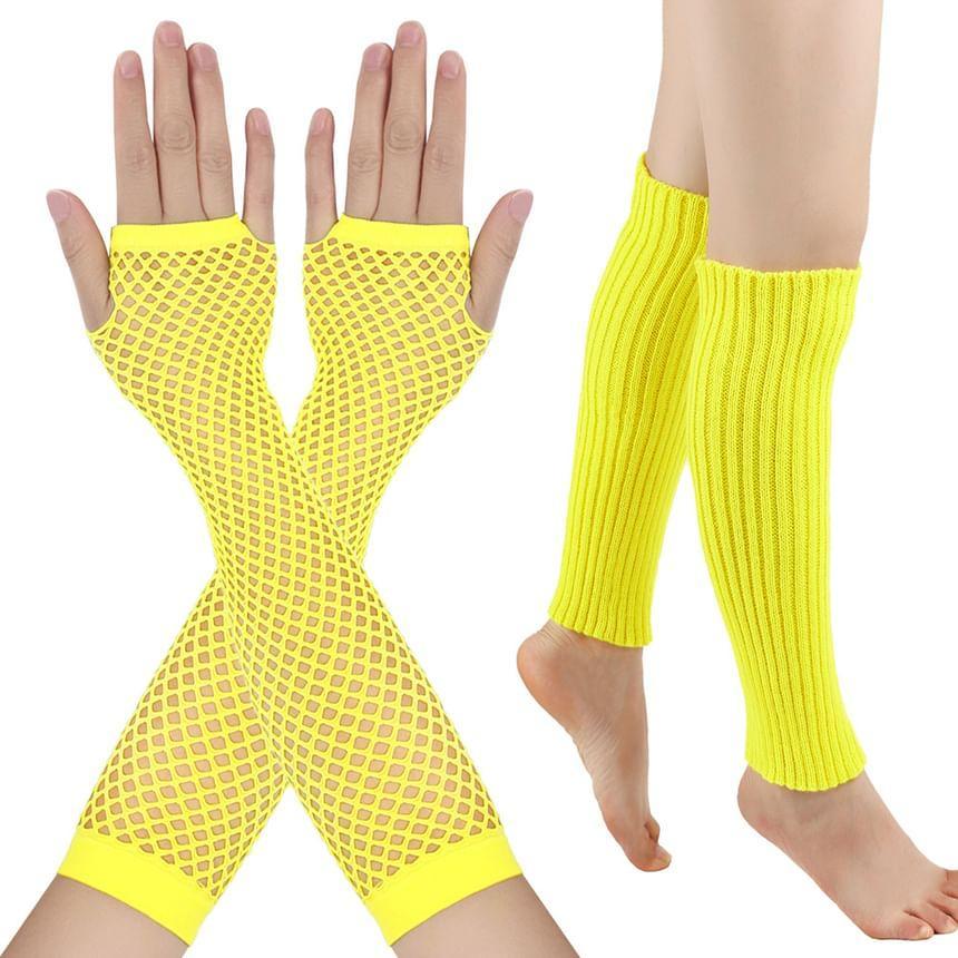 Set:  Fishnet Arm Sleeves + Calf Sleeve Product Image