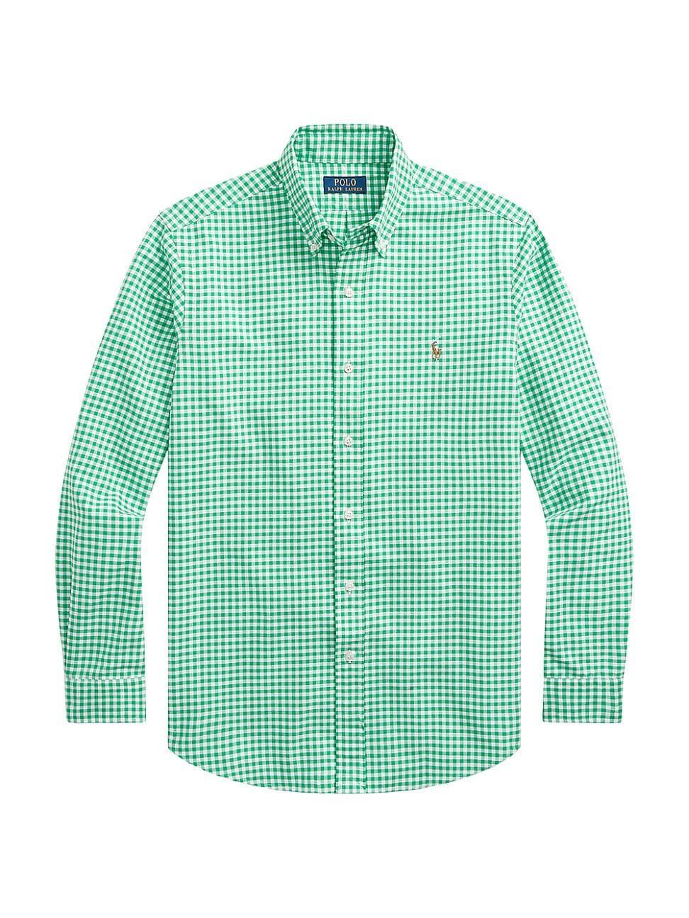 Mens Oxford Gingham Shirt Product Image