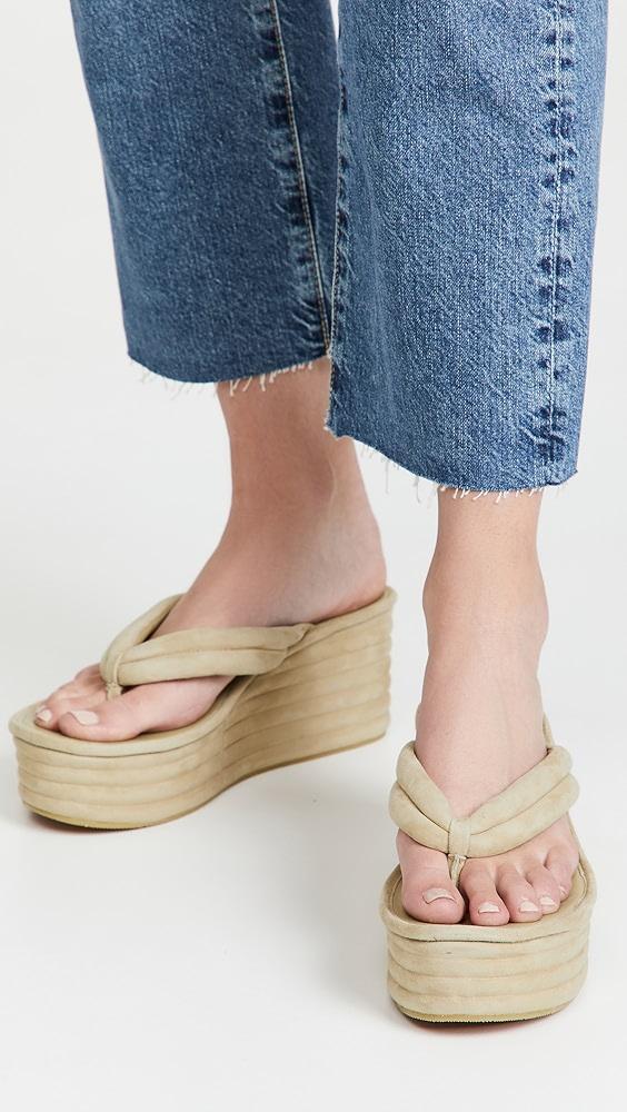 Veronica Beard Geno Platform Thong Sandals | Shopbop Product Image