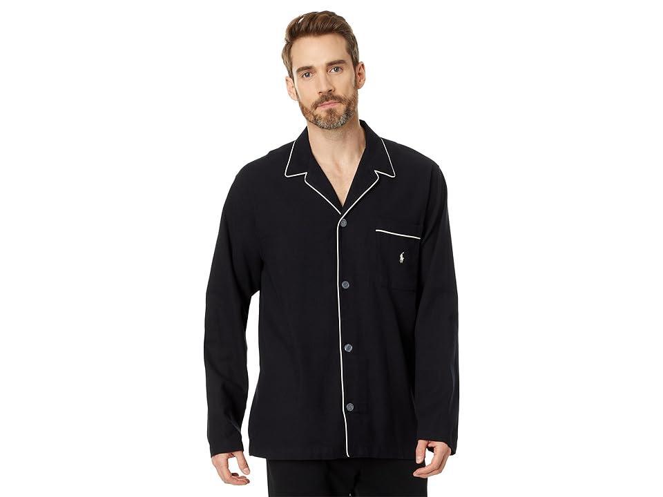 Polo Ralph Lauren Flannel PJ Top (Polo /Crescent Cream) Men's Pajama Product Image