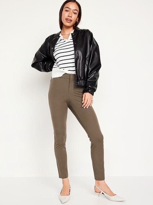 High-Waisted Pixie Skinny Ankle Pants Product Image