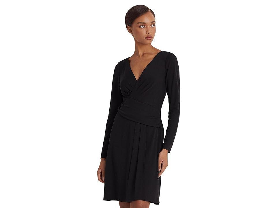 Lauren Ralph Lauren Womens Jersey Long-Sleeve Dress Product Image